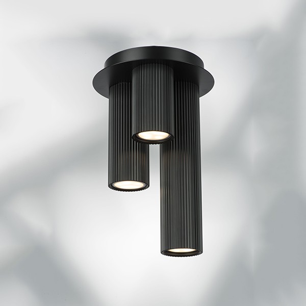 718037 Люстра ROMA 3х28W GU10 (led) ЧЕРНЫЙ