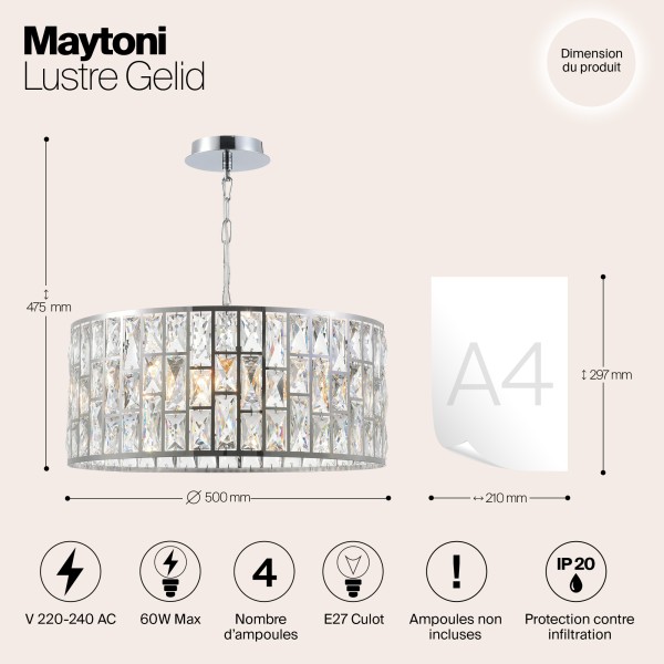 Люстра Maytoni MOD184-PL-04-CH