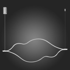 SL6106.103.65 Светильник подвесной ST-Luce Никель/Белый LED 1*65W 4000K CORTILE