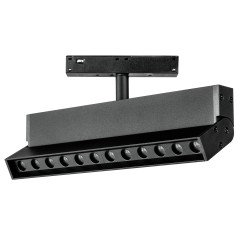 259047 Светильник 48V поворотный д/трека UNO LED 12W 800LM 24G ЧЕРНЫЙ МАТОВЫЙ 4000K