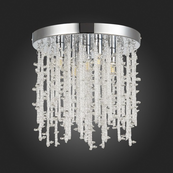 SLE103302-05 Светильник потолочный Хром/Прозрачный G9 LED 5*3W LUCCHIO