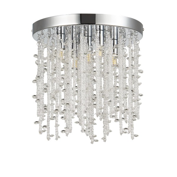 SLE103302-05 Светильник потолочный Хром/Прозрачный G9 LED 5*3W LUCCHIO