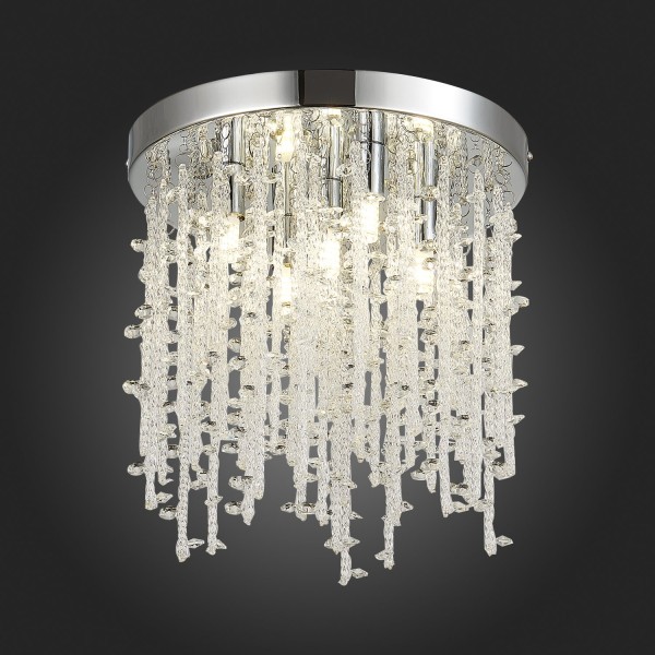 SLE103302-05 Светильник потолочный Хром/Прозрачный G9 LED 5*3W LUCCHIO