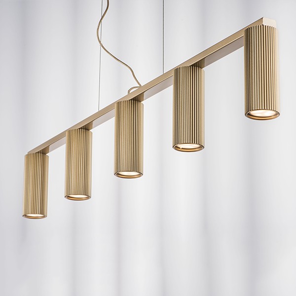 718053 Люстра ROMA 5х28W GU10 (led) ШАМПАНЬ