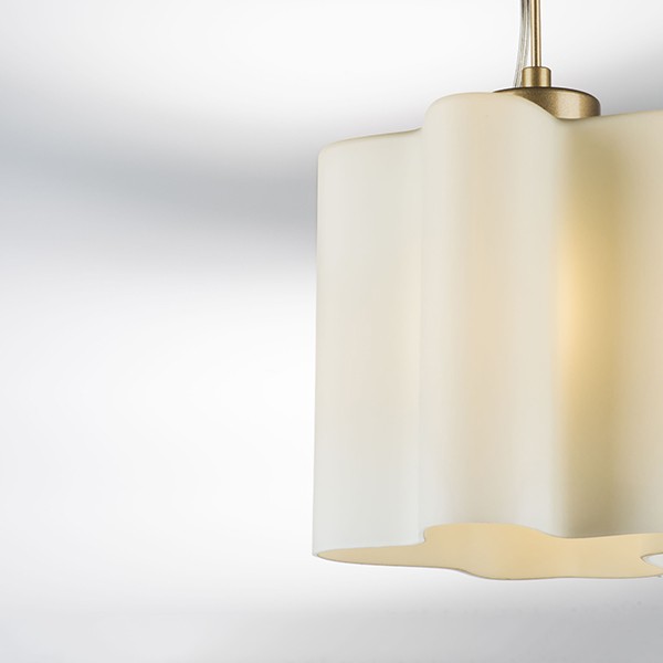 802113 Подвес NUBI 1х40W E27 ШАМПАНЬ/БЕЛЫЙ