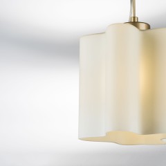 802113 Подвес NUBI 1х40W E27 ШАМПАНЬ/БЕЛЫЙ