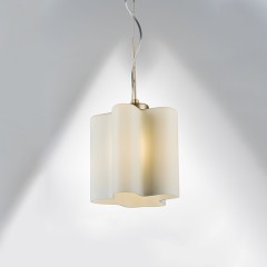 802113 Подвес NUBI 1х40W E27 ШАМПАНЬ/БЕЛЫЙ