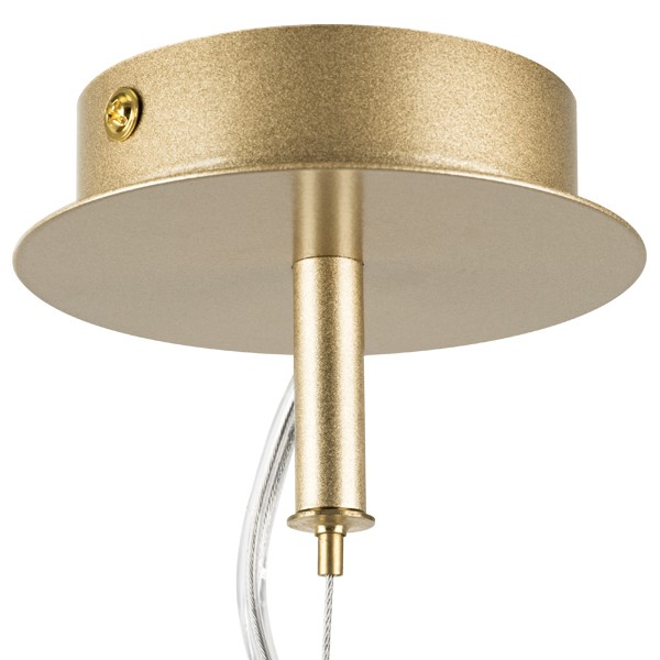 802113 Подвес NUBI 1х40W E27 ШАМПАНЬ/БЕЛЫЙ