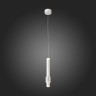 SL1591.503.01 Светильник подвесной ST-Luce Белый, Алюминиевый/Белый LED 1*6W 3000K Подвесные светильники