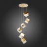 SL1182.203.06 Светильник подвесной ST-Luce Золотистый/Прозрачный, Золотистый G9 6*5W RIELLO