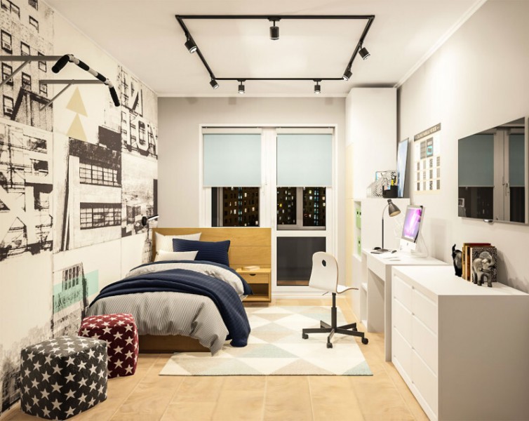 DK6401-BK Трековый светильник IP 20, 5 Вт, LED 3000, черный, алюминий