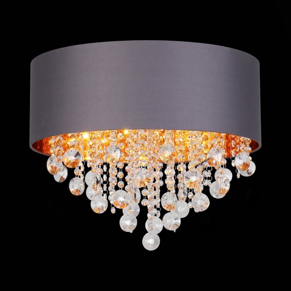 SL1350.702.06 Светильник потолочный ST-Luce Хром/Серый, Золотистый, Прозрачный E14 6*40W LACCHIA