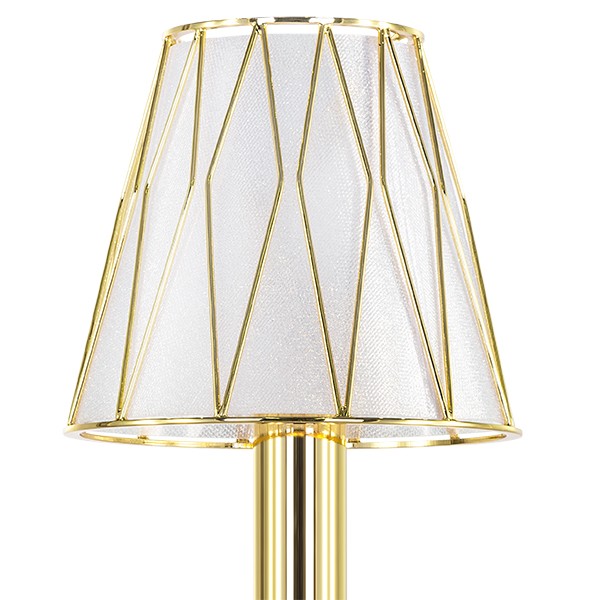 705912 Настольная лампа RICCIO 1х40W E14 24K ЗОЛОТО