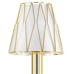 705912 Настольная лампа RICCIO 1х40W E14 24K ЗОЛОТО