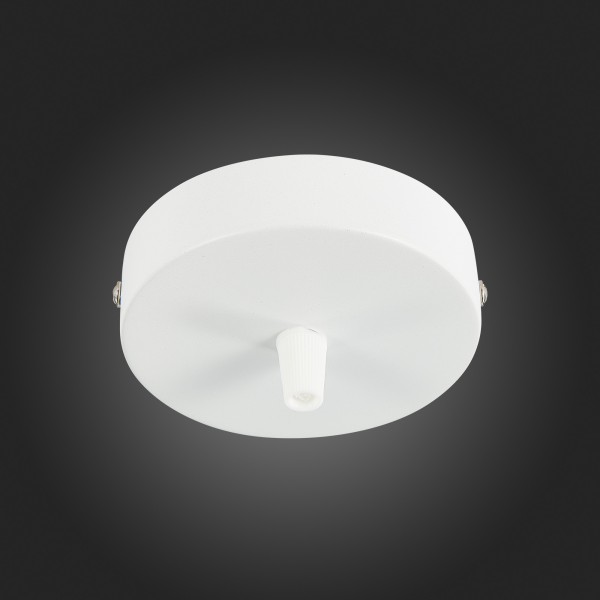 SL001.503.01 Потолочное крепление на одну лампу (круглое) ST-Luce Белый SL1