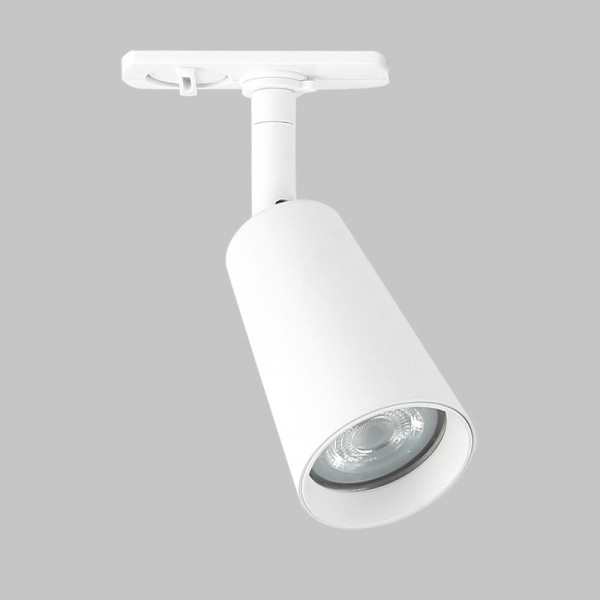 Светильник на однофазный трек 220В. GU10 50Вт. Белый IL.0010.0015-WH