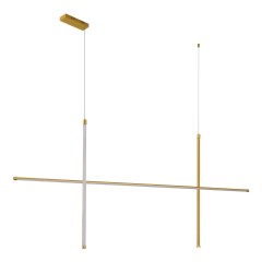 SL6207.203.50 Светильник подвесной ST-Luce Матовое золото LED 1*50W 3000K RETICO