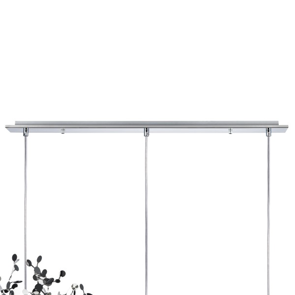 L3PL721134 Подвес тройной линейный EXTRA 3x3x5W(led) G9 (721134 - 3 + 572124 -1) ХРОМ