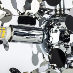 L3PL721134 Подвес тройной линейный EXTRA 3x3x5W(led) G9 (721134 - 3 + 572124 -1) ХРОМ