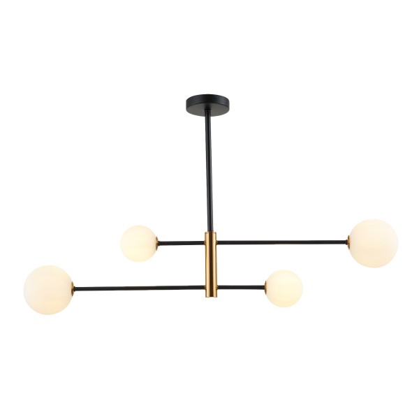 SLE220103-04 Светильник потолочный Черный, Бронза/Белый G9 4*5W ARCOLA