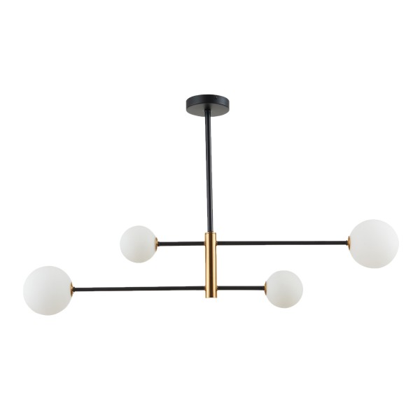 SLE220103-04 Светильник потолочный Черный, Бронза/Белый G9 4*5W ARCOLA