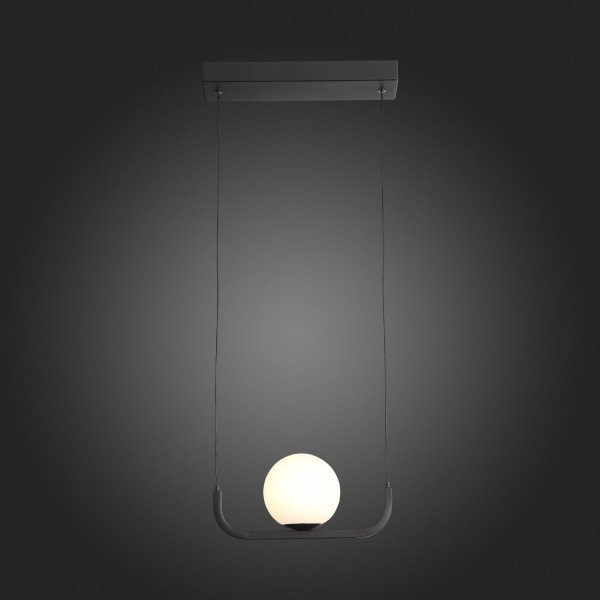 SL1581.403.01 Светильник подвесной ST-Luce Черный/Белый LED 1*8W 3200K BOTELLI
