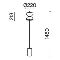 Напольный светильник (торшер) Maytoni MOD178FL-L11G3K