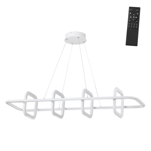 359184 OVER NT23 312 белый Светильник подвесной диммируемый, в комплекте пульт ДУ IP20 LED 4000К 175W 220V ONDO