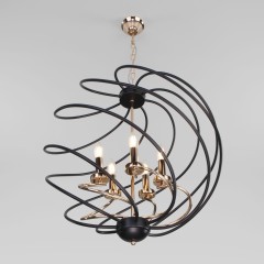 Филаментная светодиодная лампа "Свеча витая" CW35 7W 3300K E14 прозрачная BLE1413