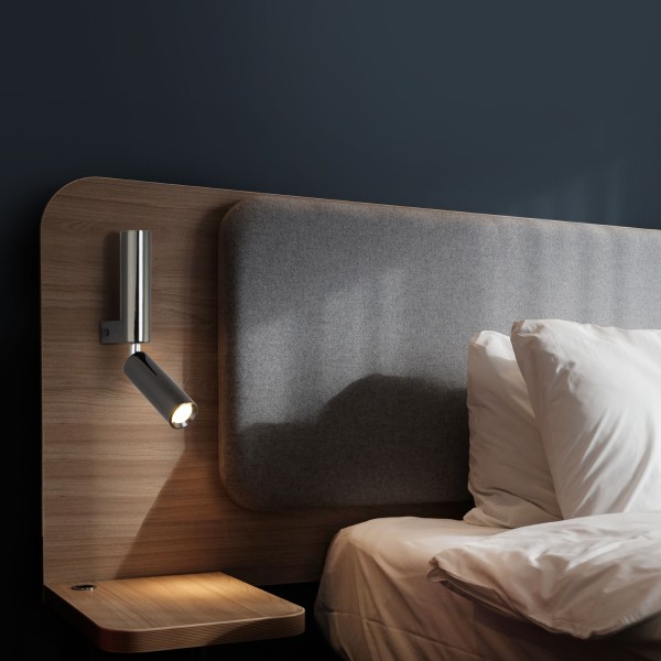 Настенный светодиодный светильник с поворотным механизмом 40020/1 LED хром