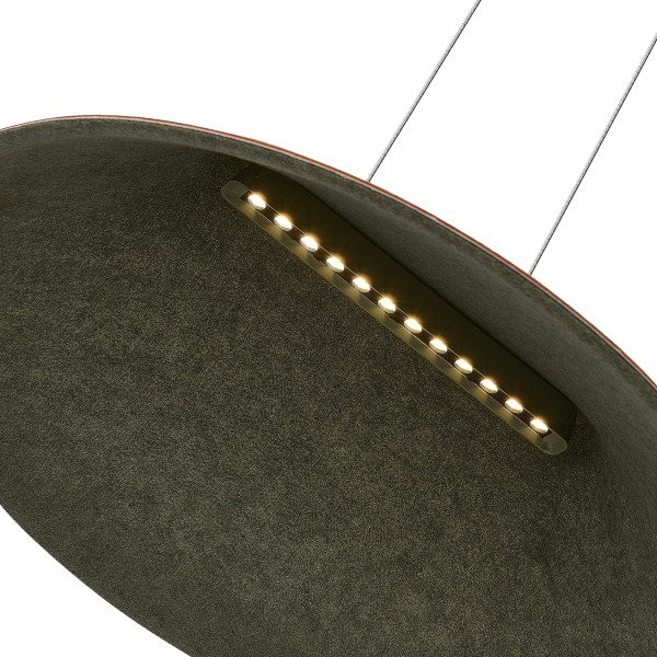 SL3001.723.01 Светильник подвесной ST-Luce Оранжевый,Серый/Оранжевый,Серый LED 1*12W SENTITO