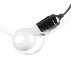 805300 Люстра COLORE 1х8W (led) E27 АЛЮМИНИЙ/ПРОЗРАЧНЫЙ