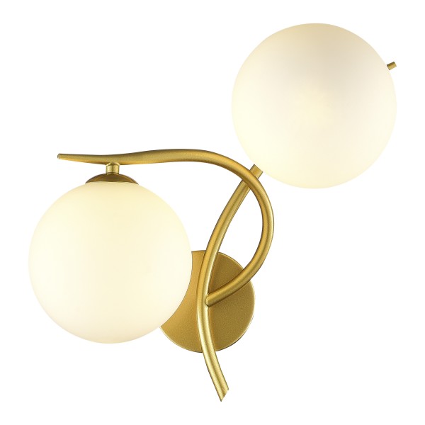 SLE2210-201-02 Светильник настенный Золотистый/Белый G9 LED 2*5W ARTU