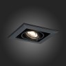 ST250.448.01 Св-к встр. Черный GU10 1*50W L126xW126xH70 220V Без ламп Встраиваемые светильники