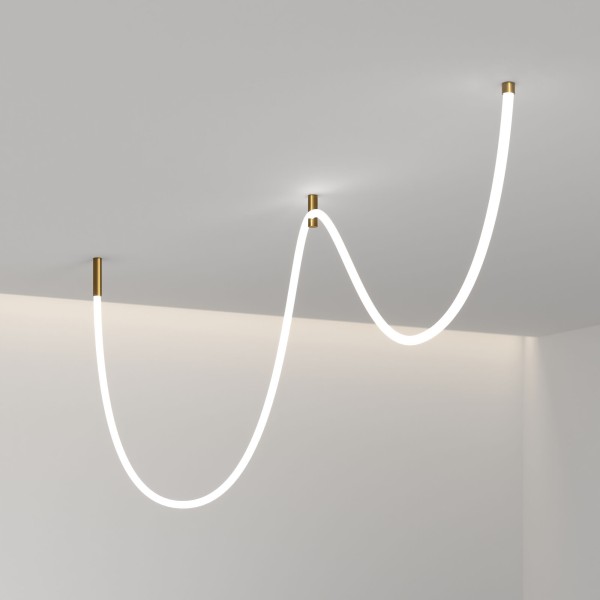 Потолочное крепление для круглого гибкого неона Full light латунь FL 2820 латунь