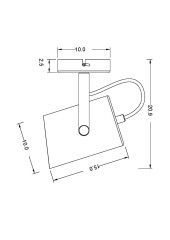 Настенный светильник (бра) Freya FR4004WL-01WB