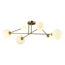 SLE2211-302-06 Светильник потолочный Латунь/Белый G9 LED 6*5W FANTINI