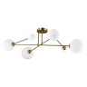SLE2211-302-06 Светильник потолочный Латунь/Белый G9 LED 6*5W FANTINI