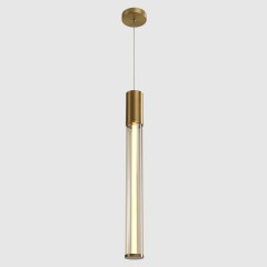 Светильник подвесной Crystal Lux LINEUP SP11W LED BRASS