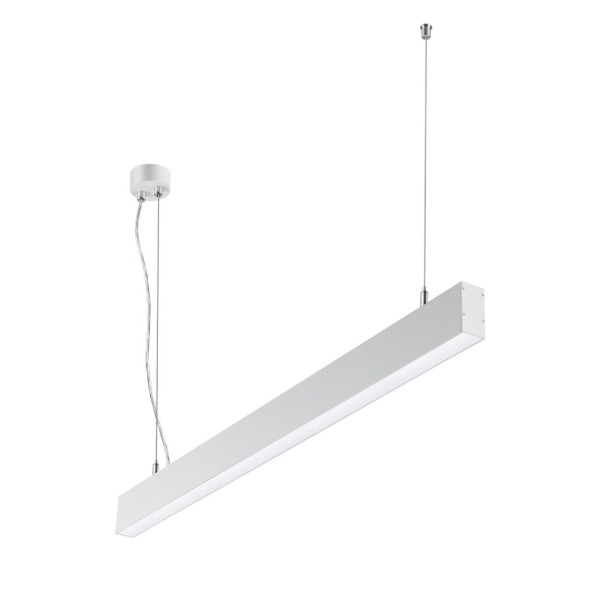 358879 OVER NT22 342 белый Светильник подвесной светодиодный (длина подвесов 1,2м) IP20 LED 4000K 30W вниз + 12W вверх 220V ITER