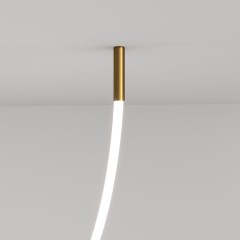 Потолочное крепление для круглого гибкого неона Full light латунь FL 28120 латунь