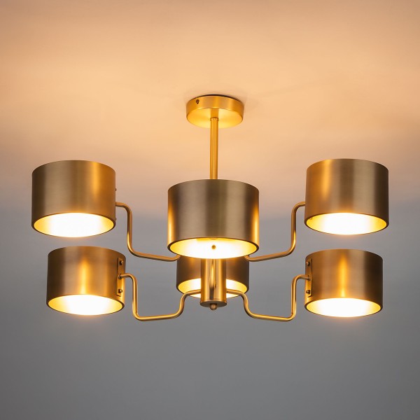 Умная потолочная люстра в стиле лофт 293/6