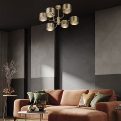 Умная потолочная люстра в стиле лофт 293/6