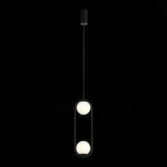 SL395.403.02 Подвес ST-Luce Черный/Белый LED 2*8W 4000K DONOLO