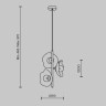 Подвесной светильник Maytoni MOD207PL-03BS