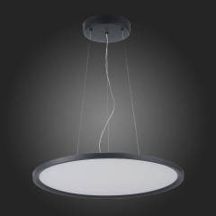 ST602.443.56 Светильник подвесной Черный LED 1*56W 4000K 5 040Lm Ra>80 120 IP20 D600xH36 185-265V Подвесные светильники