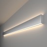 Линейный светодиодный накладной двусторонний светильник 128см 50Вт 4200К серебряный 101-100-40-128