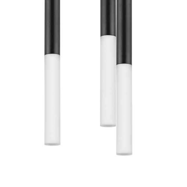 L8T747147 Люстра TUBO LED 40W 2240LM 360G ЧЕРНЫЙ 4000K (574737+747147 (8шт)