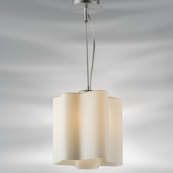 802110 Подвес NUBI 1х40W E27 ХРОМ/БЕЛЫЙ