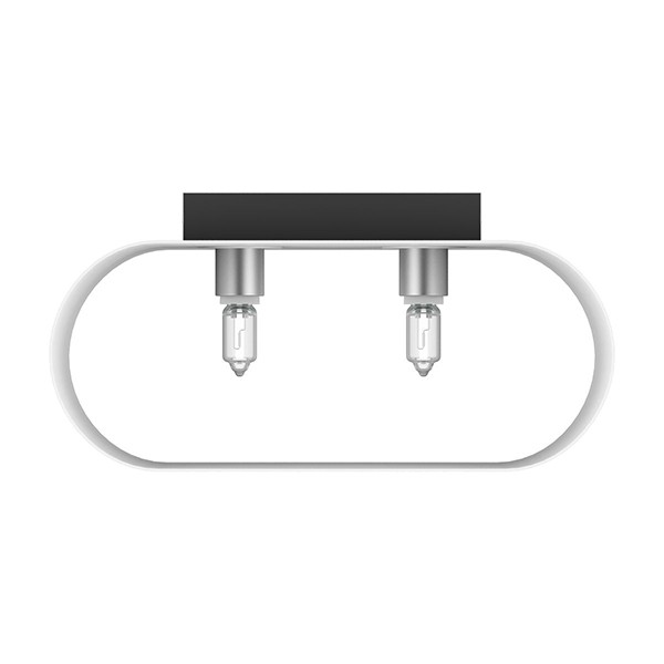 808620 Светильник настенный MURO 2х40W G9 ХРОМ/БЕЛЫЙ